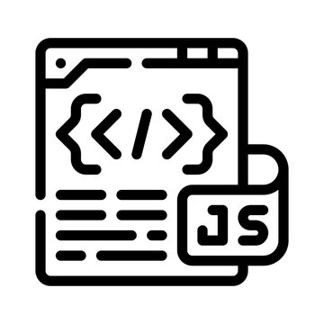 JavaScript line icon