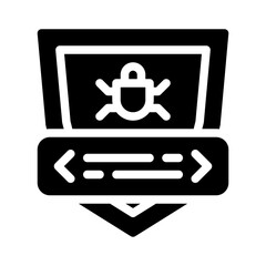 debugging glyph icon