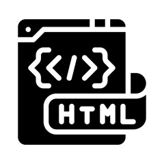HTML glyph icon