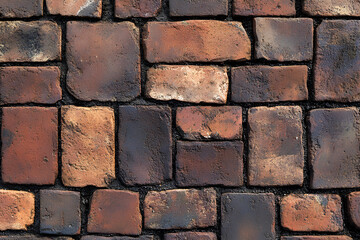 Red brick wall texture background