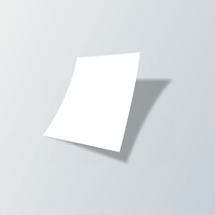A4 Paper Mockup Template Design