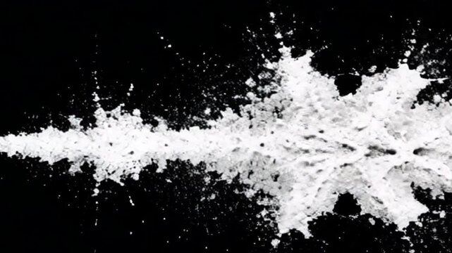 black ink splat background