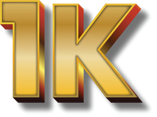 1k #D Vector | 1k follower Vector
