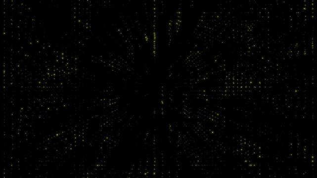 server room lights animation on black background 4k footage, lights dots blinking on black background 4k footage, hacking and background loopable footage