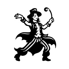silhouette of a dancer