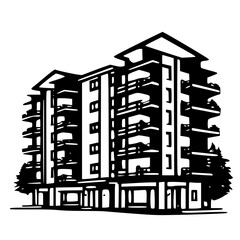 illustration of building