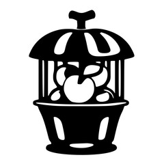 illustration of a bowl with a cake