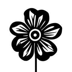 black and yellow flower