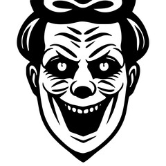 head of a face of a person