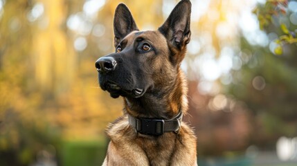 Belgian Malinois Skilled Police Work and Detection Canine