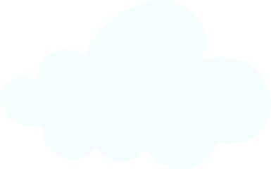 Fototapeta premium Cloud vector set