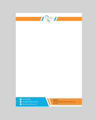 A4 Size Letterhead Template Design
