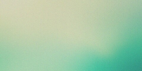 Obraz premium Soft light green background for calming creative projects and designs in natural light, grainy gradient background texture. Colorful digital grain soft noise effect 