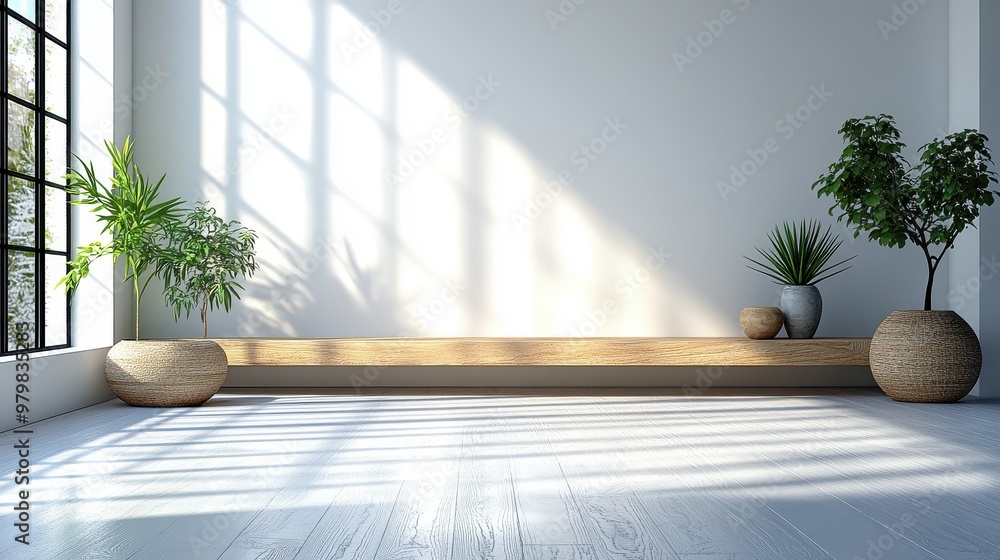 Poster plain white backdrop with minimal distractions, designed for clean visuals and ample space for copy 