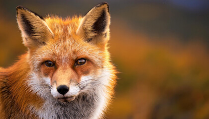 Obraz premium Close-Up of a Fox