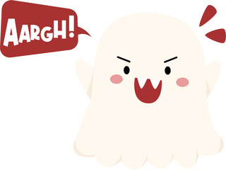 Ghost Halloween illustration