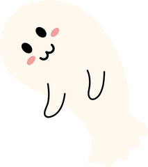 Ghost Halloween illustration