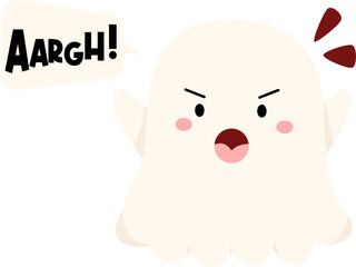 Ghost Halloween illustration