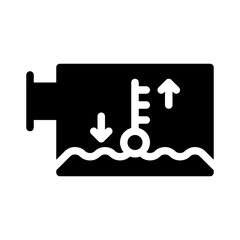 coolant level glyph icon