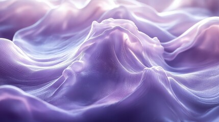 Obraz premium Purple background featuring abstract fluid forms and dynamic lighting, perfect for artistic or futuristic visuals.