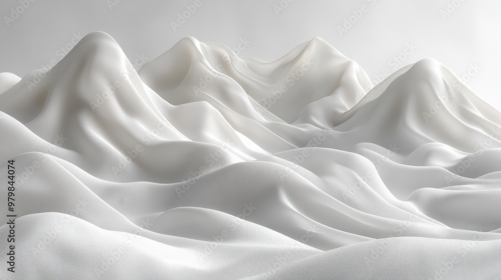 Poster smooth plain white background with soft shadows, ideal for clean, modern design projects.