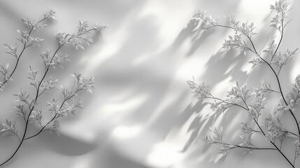 Soft, neutral white background offering a calm and balanced backdrop, great for branding or product photography.