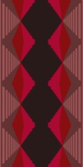 Abstract Geometry Pink Black Red Background Wallpaper