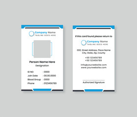 ID Card Template Design