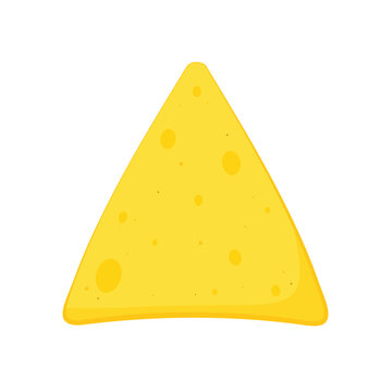 recommend clip art: Nachos chip vector. Tortilla chips or nachos tortillas flat vector color icon.