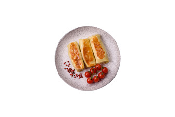 Sweet or savory crepe with different fillings for a hearty breakfast