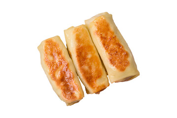 Sweet or savory crepe with different fillings for a hearty breakfast