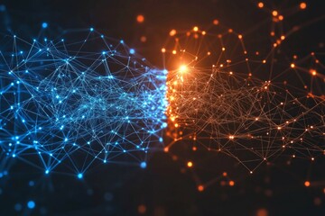 Obraz premium The Fragmented Network, The Digital Divide