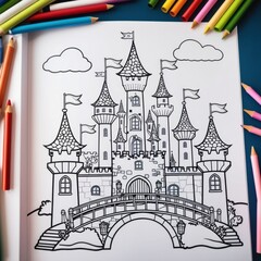 coloring book page