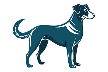 A friendly and loyal dog silhouette G.eps