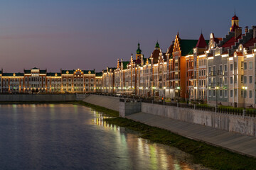 Evening on the Brugge embankment, Yoshkar-Ola