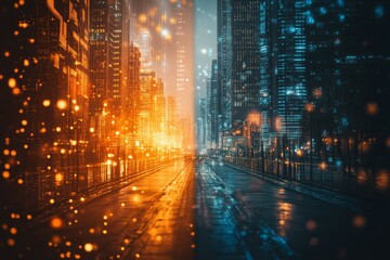 Obraz premium Disconnected Future, The Digital Divide