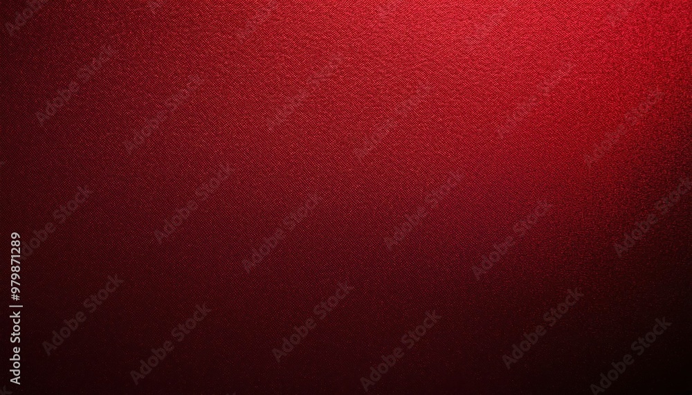 Aufkleber Vibrant Textured Gradient. Deep Scarlet Red Abstract Background with Fine Grainy Details and Subtle Light Transitions