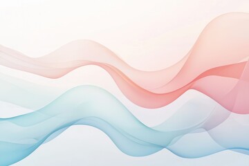 Soft Abstract Waves Background Design for Print, Card, Poster, and Digital Media