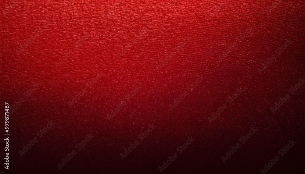 Aufkleber Vibrant Textured Gradient. Deep Scarlet Red Abstract Background with Fine Grainy Details and Subtle Light Transitions