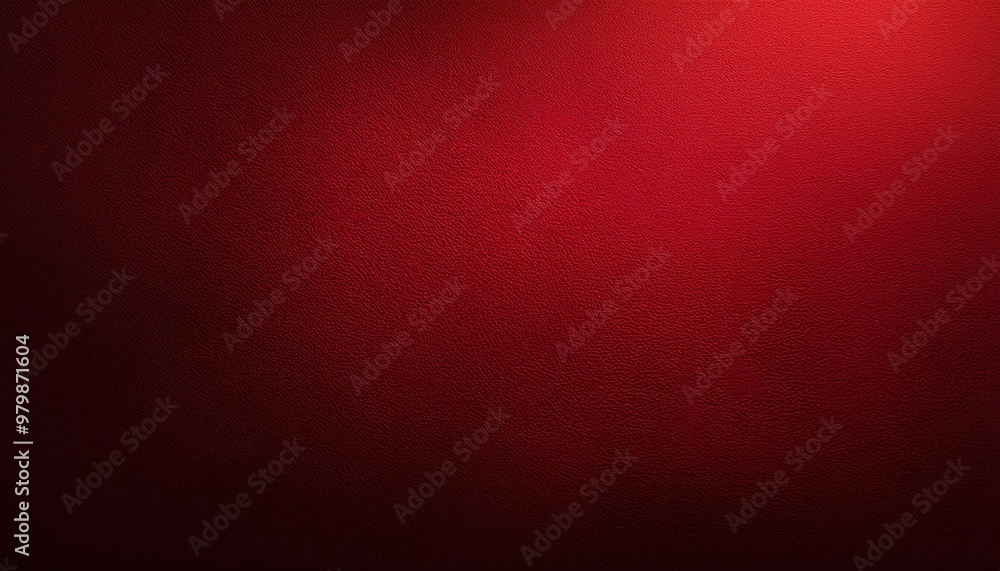 Aufkleber Vibrant Textured Gradient. Deep Scarlet Red Abstract Background with Fine Grainy Details and Subtle Light Transitions