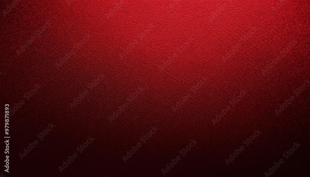 Aufkleber Vibrant Textured Gradient. Deep Scarlet Red Abstract Background with Fine Grainy Details and Subtle Light Transitions