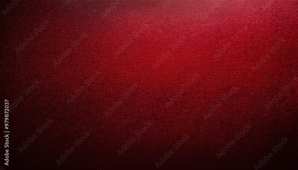 Aufkleber Vibrant Textured Gradient. Deep Scarlet Red Abstract Background with Fine Grainy Details and Subtle Light Transitions