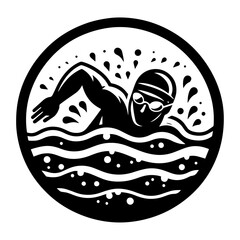 Swimming Stroke Vector Icon