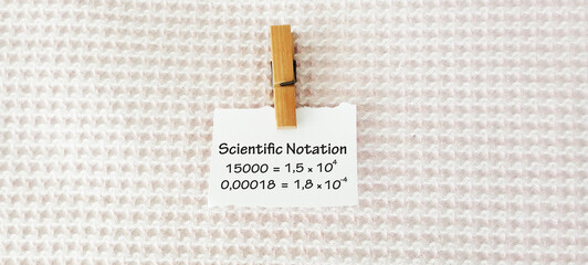 Student or teacher with mathematical and scientific formulas. Concepts of education. Symbols and...
