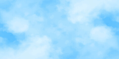 gradient light white sky background with fluffy clouds .Nature landscape in environment day horizon skyline view .cloudy in sunshine calm bright winter air background .	