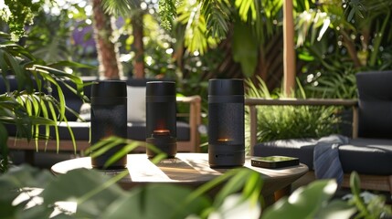 state-of-the-art mini speaker is outdoor powered by solar power