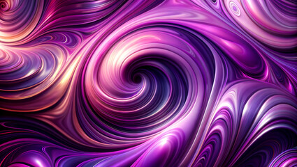 Obraz premium abstract purple fluid metal pattern, modern digital art, 3D style background