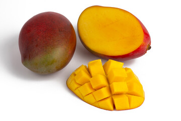 Mango isolated on white background