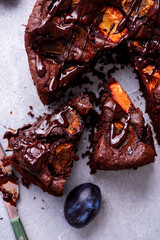 Chocolate Plum Pie.style hugge .top veiw