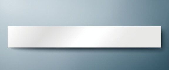 Obraz premium A sleek and minimalist white banner design, ideal for corporate branding and professional presentations that require a sophisticated touch.